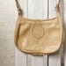 SALE vintage tan leather purse, small southwestern purse, little boho bag
