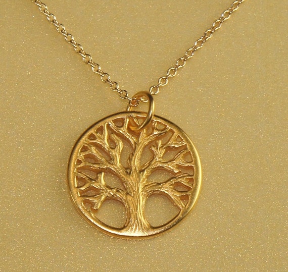 life of of tree meaning pendant Gold Tree Necklace of Pendant Life