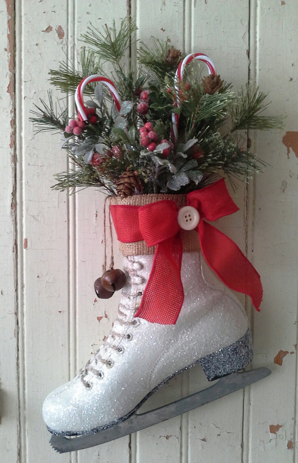 Ice Skate Christmas Ice skate Holiday decor Christmas