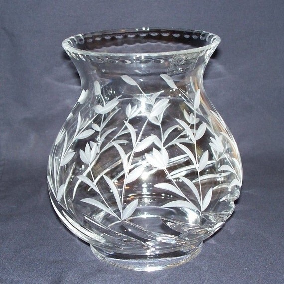 Vintage Noble Excellence Polish Cut Crystal by SuesAntiqWonderland