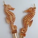 Seahorse Deluxe Fork and Spoon Serving Set Nassau 1950s