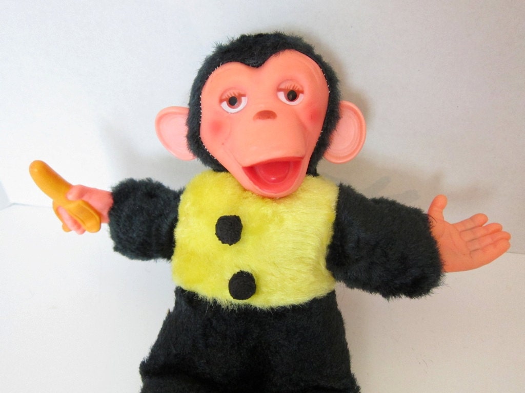 zip stuffed monkey