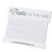 WHITE Skinny Elastic for Baby Headbands 1/8 inch - 5 yards