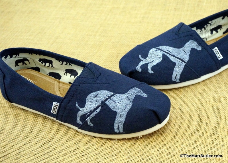 Greyhound Dog TOMS Shoes