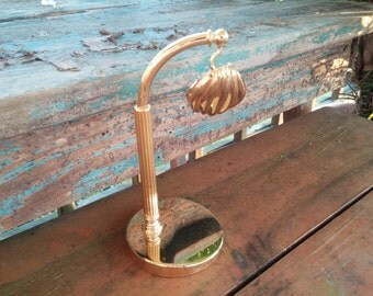 Vintage Gold Tone Scarf Holder Oval Home Decor New Orleans Vintage Shop Holiday Retro Vintage