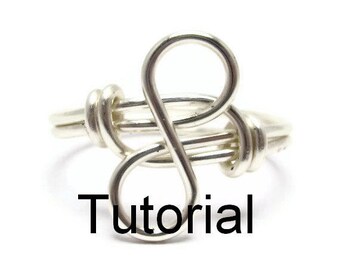 Infinity Ring Tutorial For Beginner Wrappers - Wire Wrapped Jewelry Tutorials for Beginners - How to Make Rings - DIY Rings