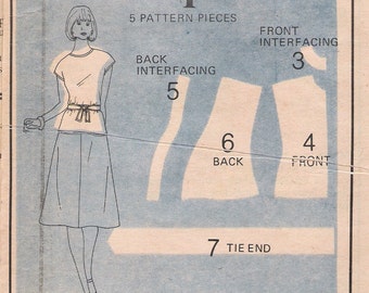 Butterick 4324 Womens Pattern Top Patterns Circle Skirt Patterns Womens ...