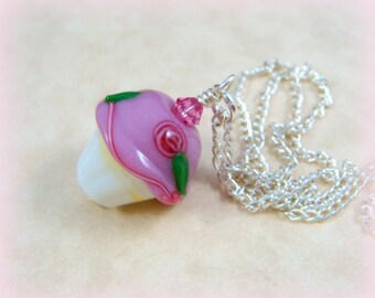 ... , Girl's Necklace, Casual Jewelry, Pink Necklace, Kitsch Necklace