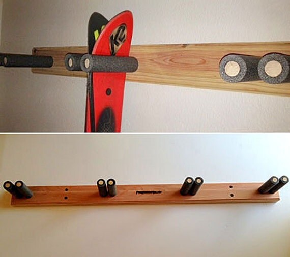 Rack de Ski vertical mural par ProBoardRacks sur Etsy
