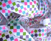 Easter basket gllitter diamonds on white 7/8" grosgrain ribbon Il_170x135