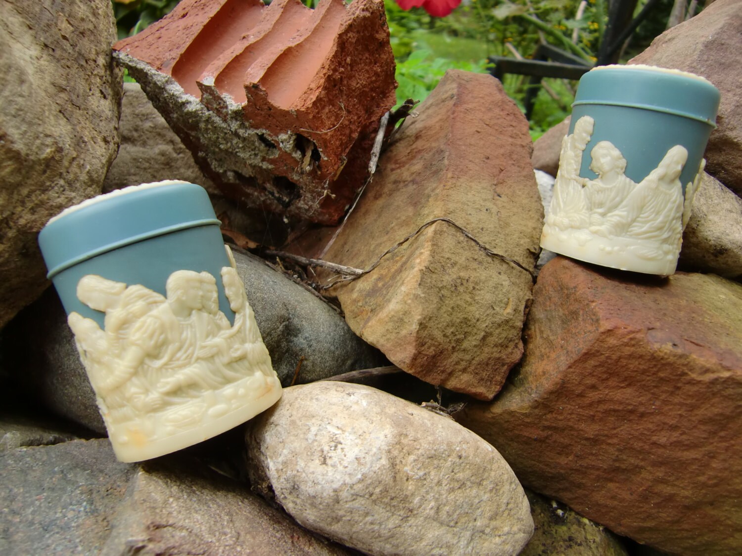 Vintage Last Supper Salt and Pepper Shakers Haute Juice