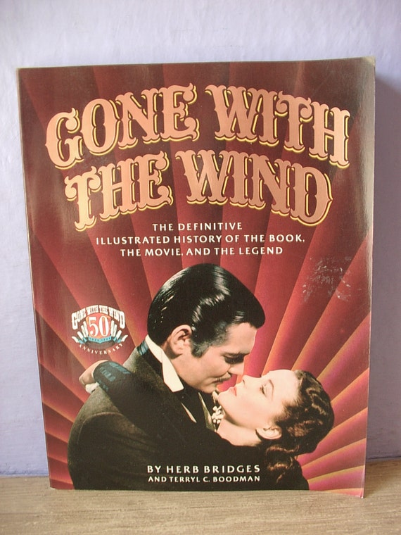 Vintage Gone with the Wind movie book by Herb by ShoponSherman