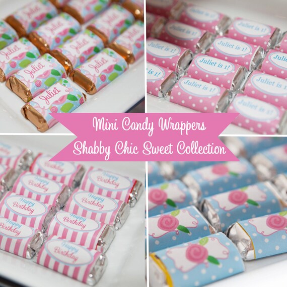 Floral Mini Candy Wrapper Printable - Shabby Chic Sweet Collection Il_570xn