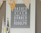 Santa's Reindeers Bus Scroll Great Christmas Gift Il_170x135