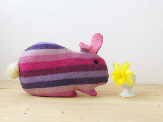 purple stuffed animal bunny