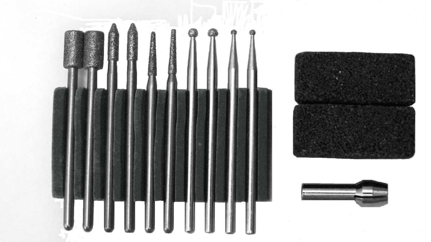 Beginner's Sea Glass Drill Set for Dremel. by diamondcuttingtools