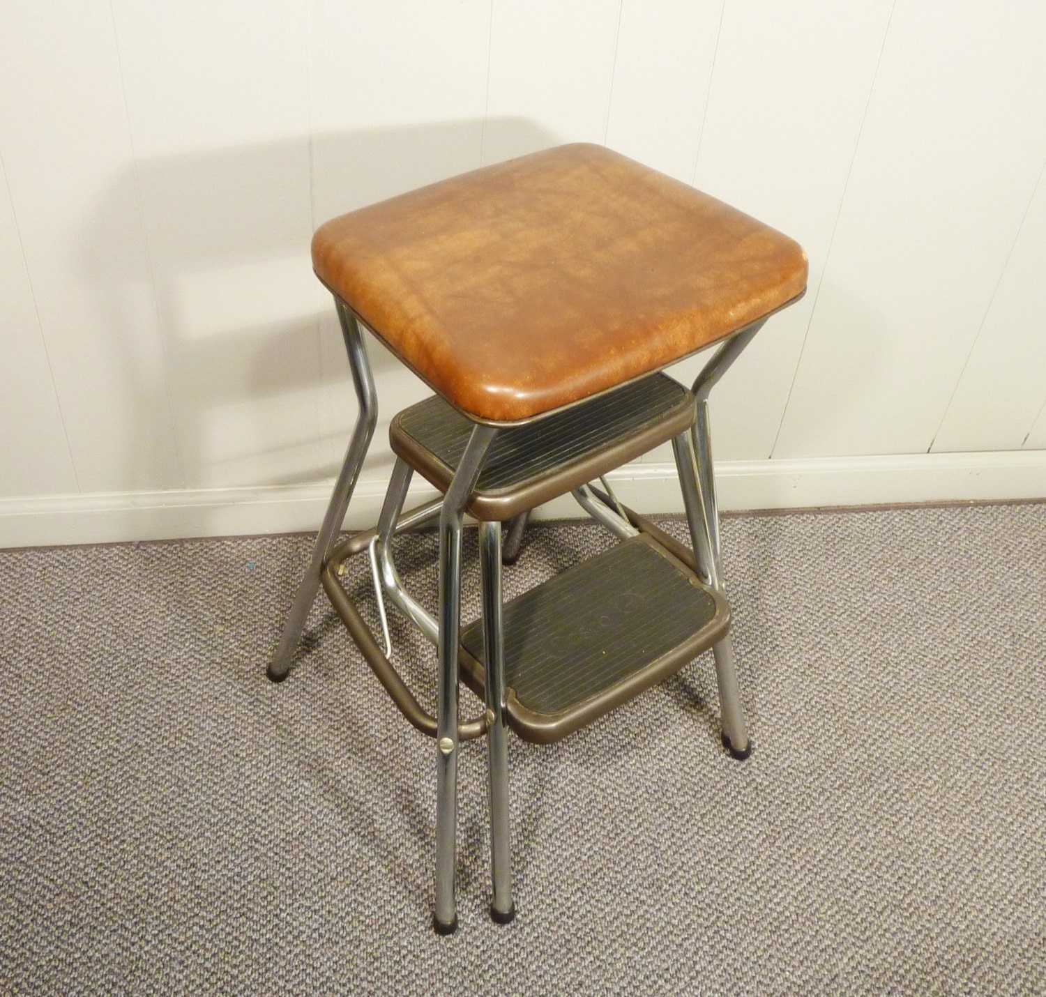 Retro 50s Vintage Step Stool Kitchen Chair Cosco   Il Fullxfull.547130787 2b0h 