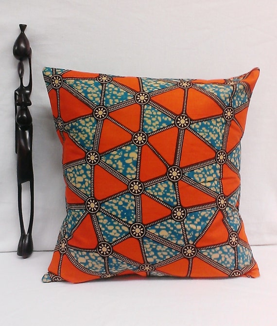 African Print Cushion Cover Throw Pillows