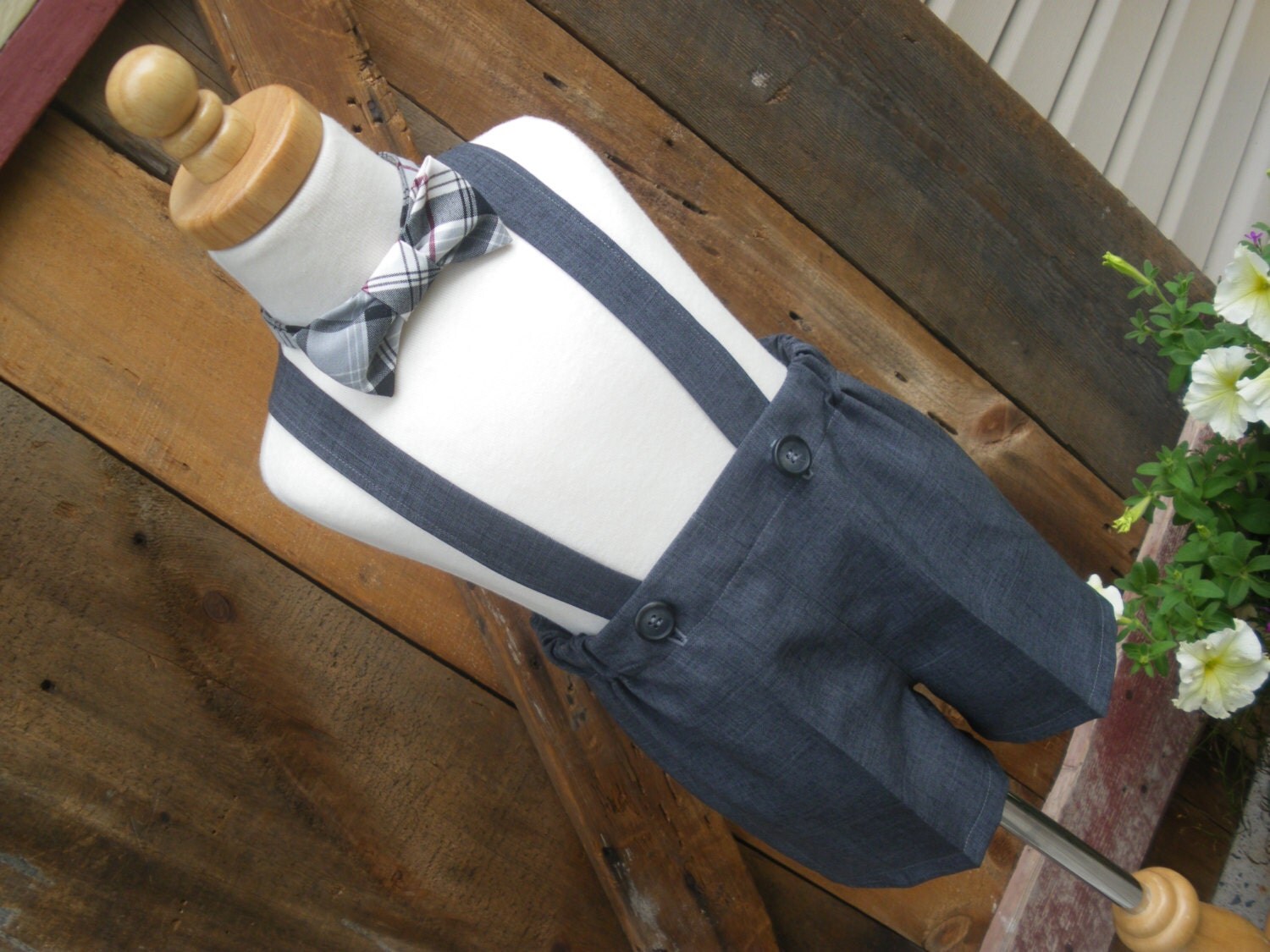 suspender shorts men