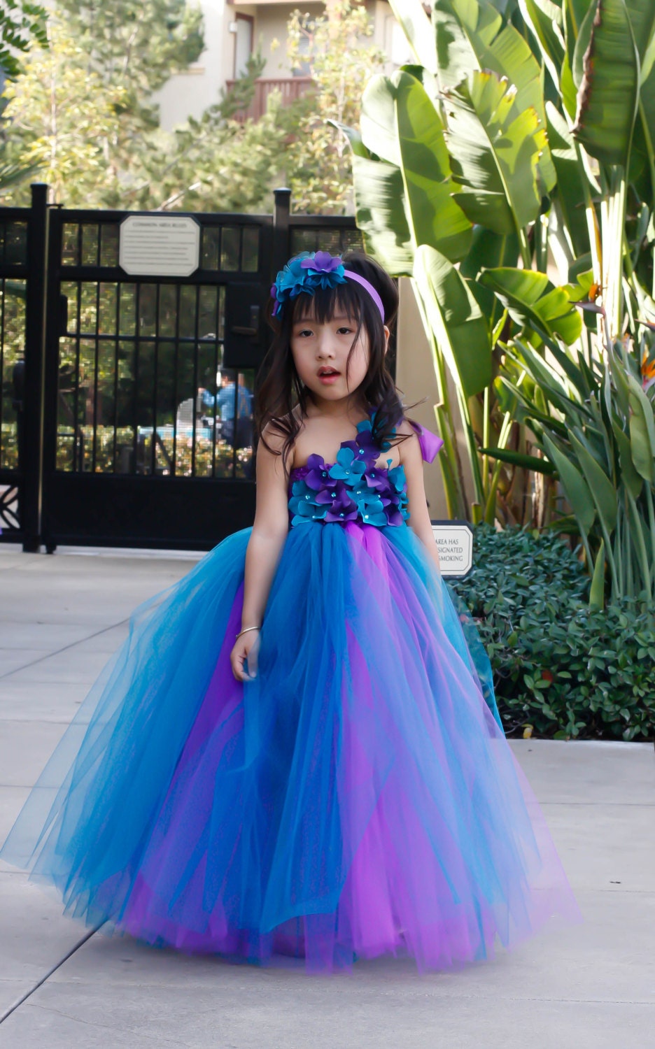 Purple toddler dress