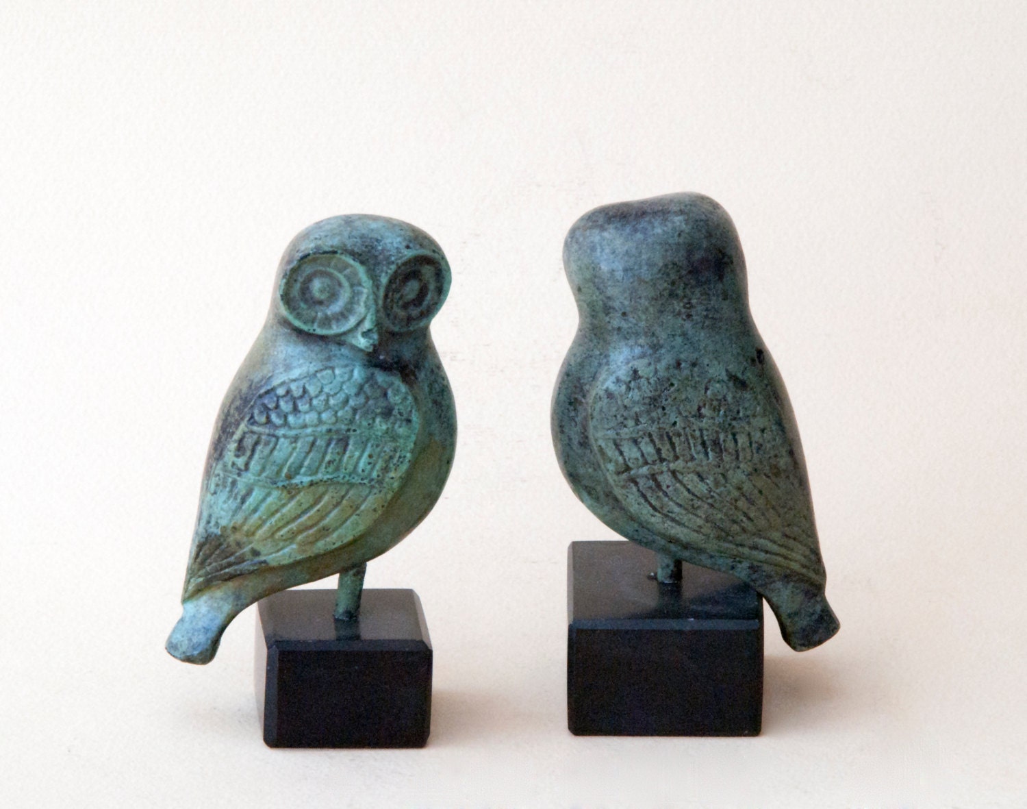 bronze owl bookends