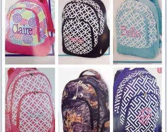 Popular items for monogram book bag