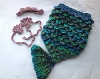 Crochet Baby Mermaid PATTERN,Baby Mermaid Outfit PATTERN,Baby Mermaid Costume,Baby Mermaid Tail,Baby Mermaid Crochet,Baby Mermaid Photo Prop