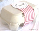 6 ct Egg CaRToN-empty --GReY half dozen size-fill with mini cupcakes,easter eggs, cookies, fruit, hold cakepops or peep pops-6ct Il_170x135