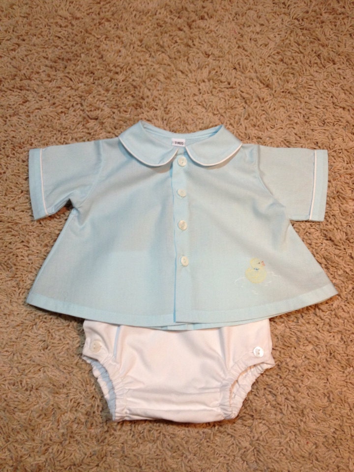 Baby Boy Diaper Shirt Set 3 mo. 13-18 lbs.