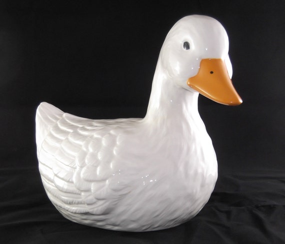 vintage duck figurine