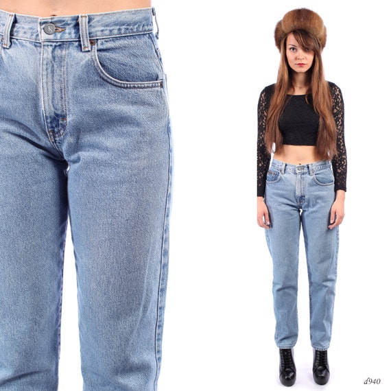 Calvin Klein Jeans . Vintage High Waist Jeans . Blue Denim CK