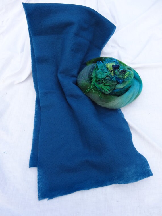 FELTING KIT Australian Merino Prefelt Scarf Kit Wet Felting