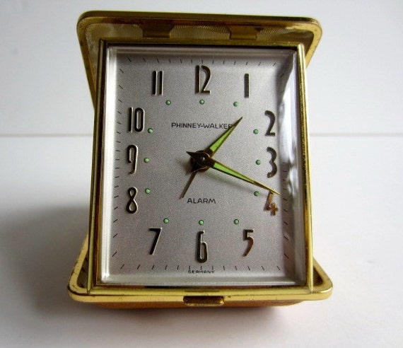 Vintage Phinney-Walker Travel Clock