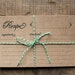 Charming Kraft Paper Recipe Cards