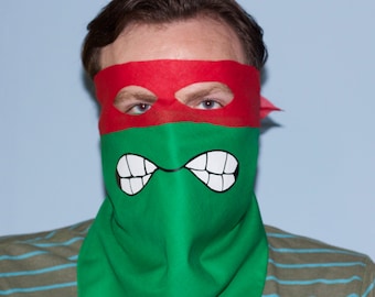 Ninja Turtle Mask. Ninja Turtle Bandana by Adage ScreenPrinting
