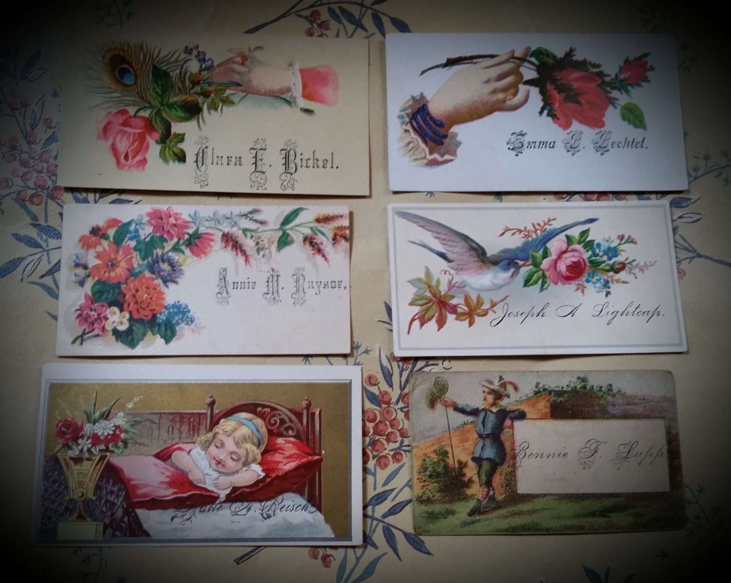 Antique Victorian Calling Cards Lot No.3