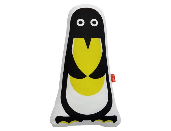 penguin shaped cushion