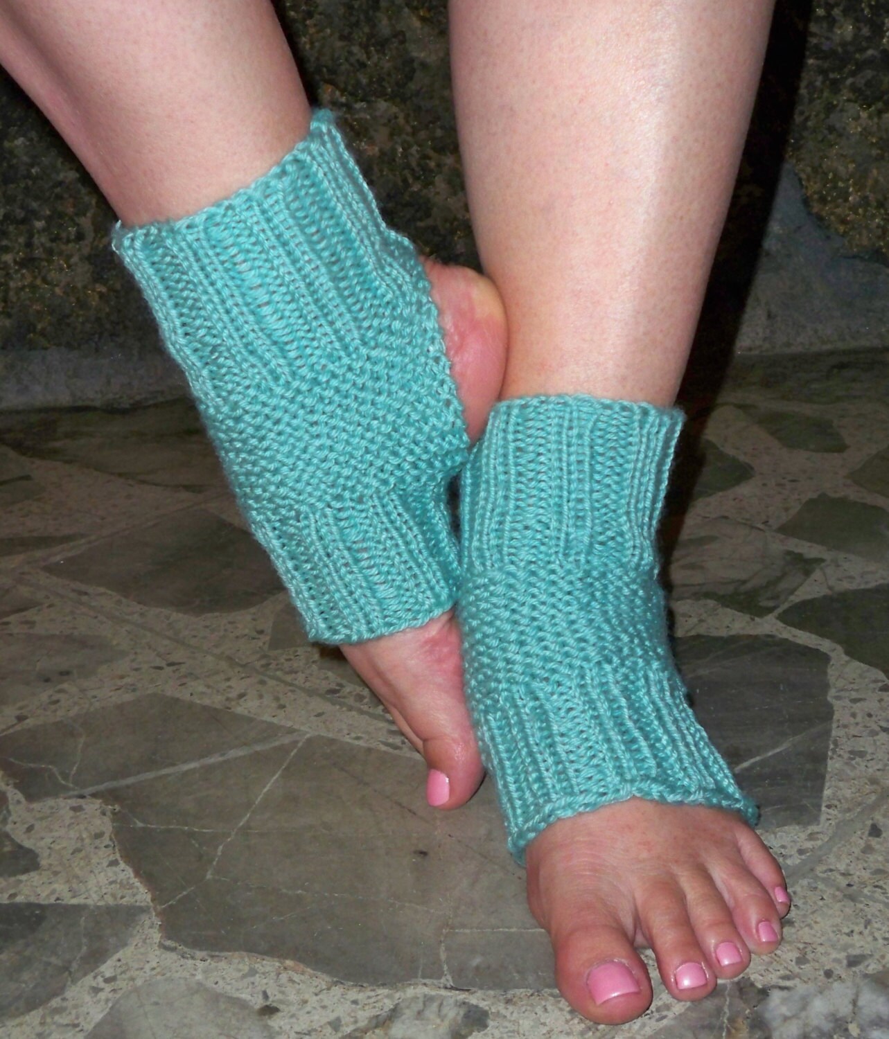 Yoga Socks Toeless Pedicure Stirrup Dance Pilates Warmers Wool