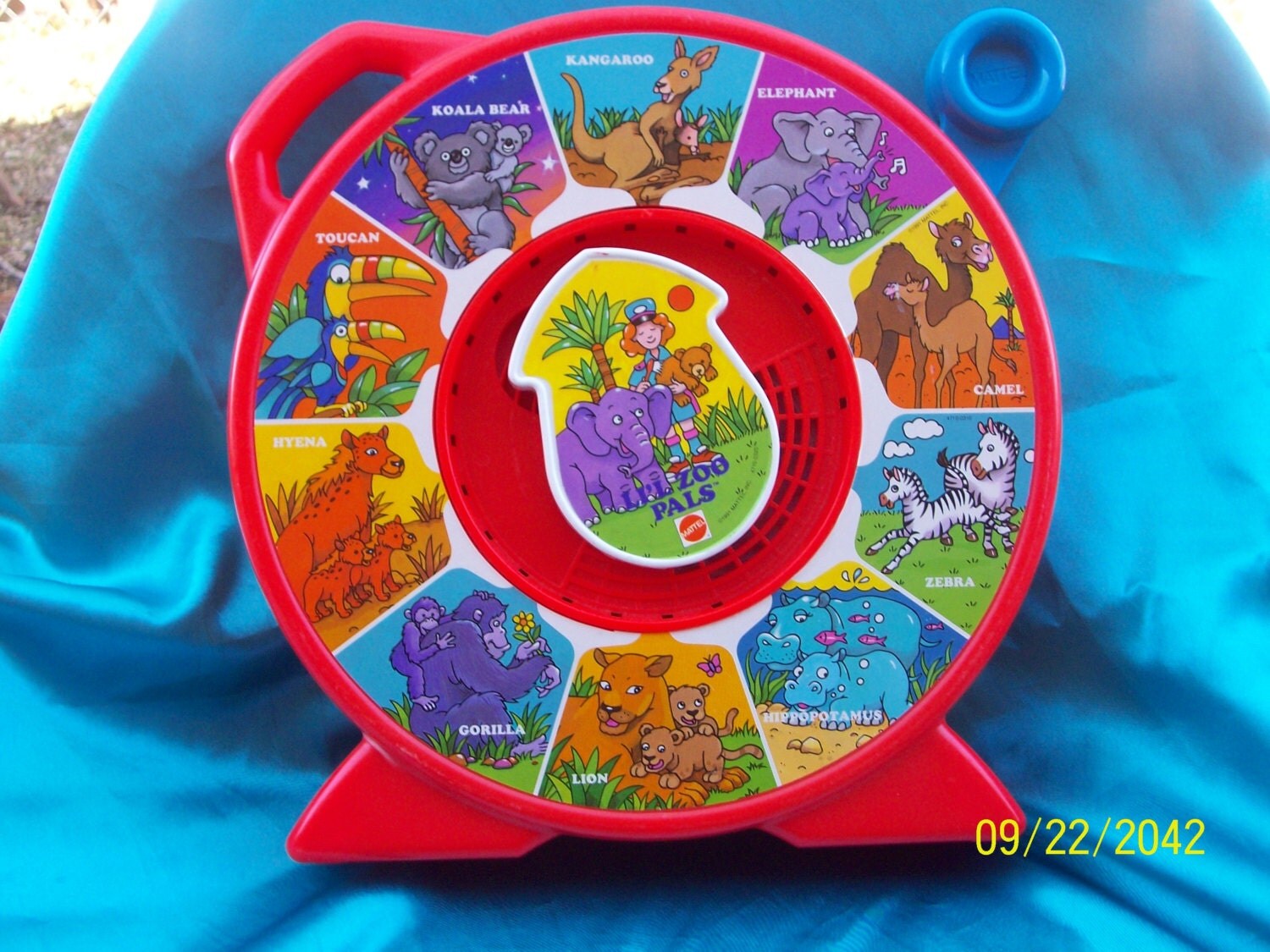 Mattel Li'L Zoo Pals dated 1989 on back made in Mexico