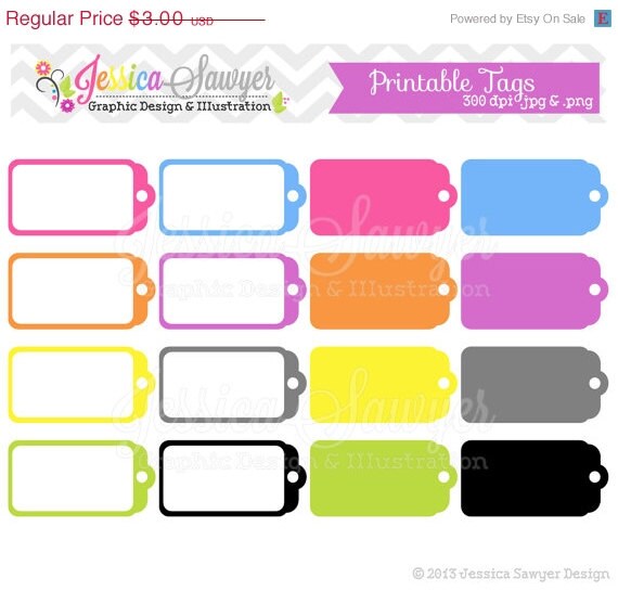 50% OFF - INSTANT DOWNLOAD, printable sale tags, tag clipart, printable labels, for business use, invites, scrapbooking Il_570xn
