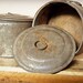 Berry Tins/Lunch Tins, Vintage Primitive, Rustic, Set of 2