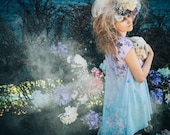 Paradise garden hydrangea - chiffon kimono vest Paradise garden hydrangea - chiffon kimono vest