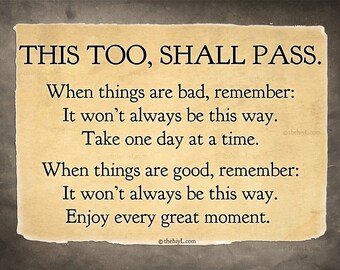 and this too shall pass bible verse