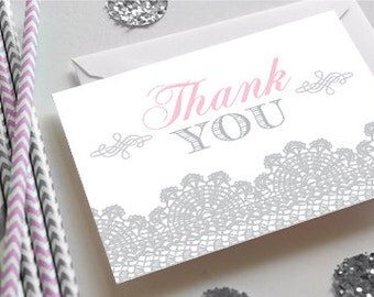 for invitation feedback 360 letter by Damask MeganElizabethShop Vintage Invitation Pink Shower