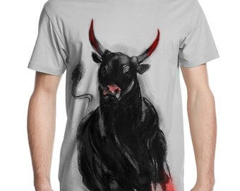 SPECIAL OFFER Bull Graphic T Shirt - Men's T-Shirt - Available in S, M ...