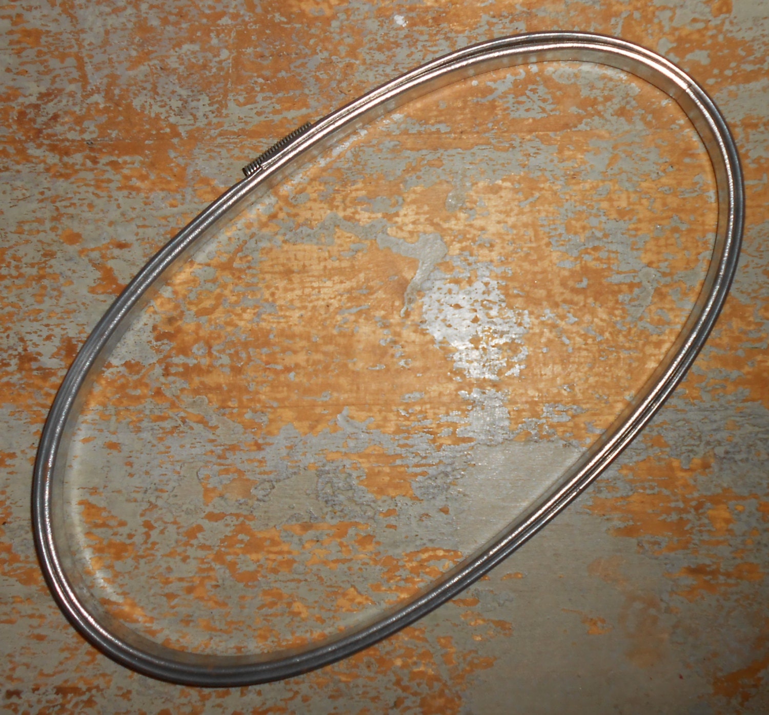 Embroidery hoop metal oval spring sewing supplies by thebackshak Embroidery hoop metal oval spring sewing supplies by thebackshak