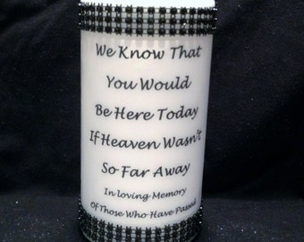 in loving memory candle