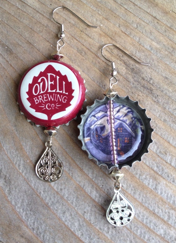 Odell Beer Bottle Cap Earrings