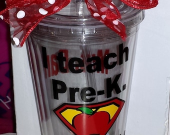 Pre-K Teacher Gift - Pre-K gifts - Pre-K Teachers - Personalized Pre-K Teacher Gift - Teacher Appreciation Gift - Teacher Mug - Teacher Cup