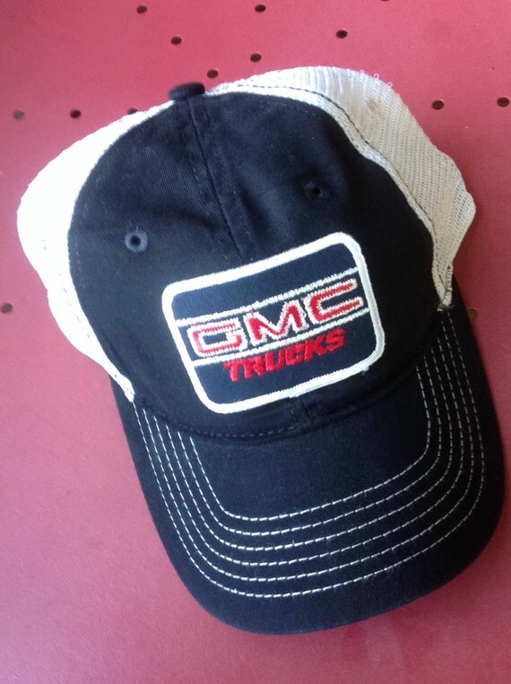 GMC Trucker Hat by ThrowbackCaps on Etsy
